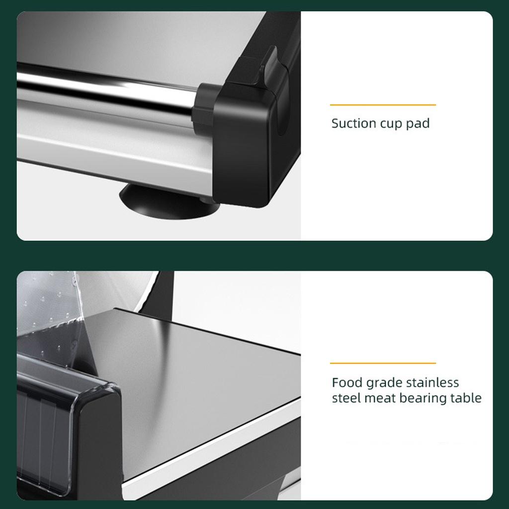 200W 7.5inch Household Meat Cutter Electric Lamb Beef Slicer Vegetable Fruit Meat Cutting Machine