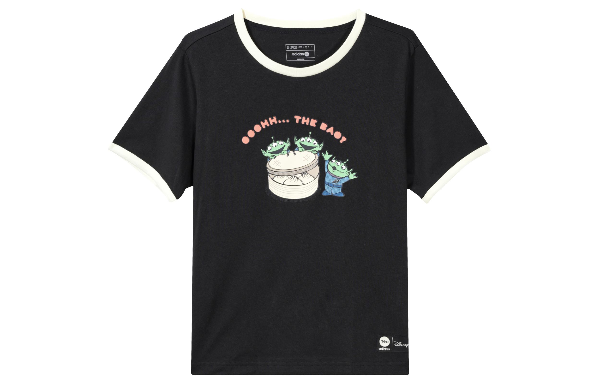 Adidas Neo x SANYANZAI Set in Sleeve T Shirt Women s Black IP9384 L