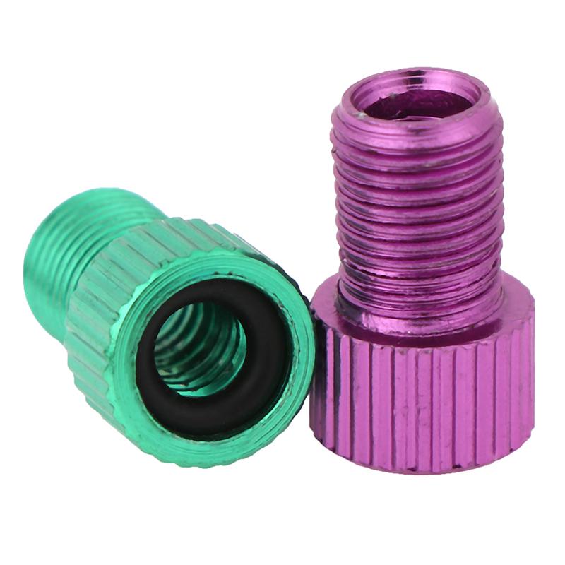 Lot De 2 Adaptateurs De Valve Presta Vers Schrader - Pour Pompe à Vélo - Couleur Or