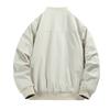 Men's Solid Color Fashionable Casual Padded Cotton Jacket Thick Warm Outerwear for Autumn Winter Foreign Trade
