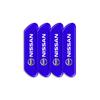 4PCS Car Door Safety Warning Reflective Mark 3D Sticker Car Accessories For Nissan Nismo Qashqai J11 J10 Juke X Trail T32 Tiida Teana Skyl