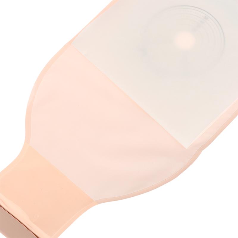 1/10Pcs Colostomy Bags Hole One-Piece Drainable Ostomy Bags Stoma Care Pouch With Clips Closure Colostomy Bag Prevent Leakage