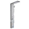 VEVOR Shower Panel Tower System with Rainfall Waterfall Shower Head, LED, 53 In Brushed Stainless Steel Shower Column, 5-Function Faucet