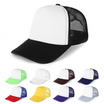 Spong Mesh Baseball Cap Breathable Trucker Hat Unisex Sunscreen Hat  Summer