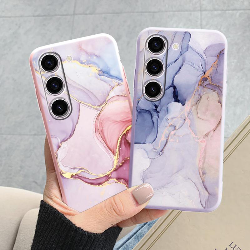 Case For Samsung A55 5G Back Cover Protective Silicone Funda Fashion Marble Stone Texture Coque For Samsung Galaxy A54 A56 Capa