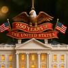 US 250th Anniversary Decoration 250 Years of The United States Commemorative Ornament Keepsake Patriotic Hanging Decoration