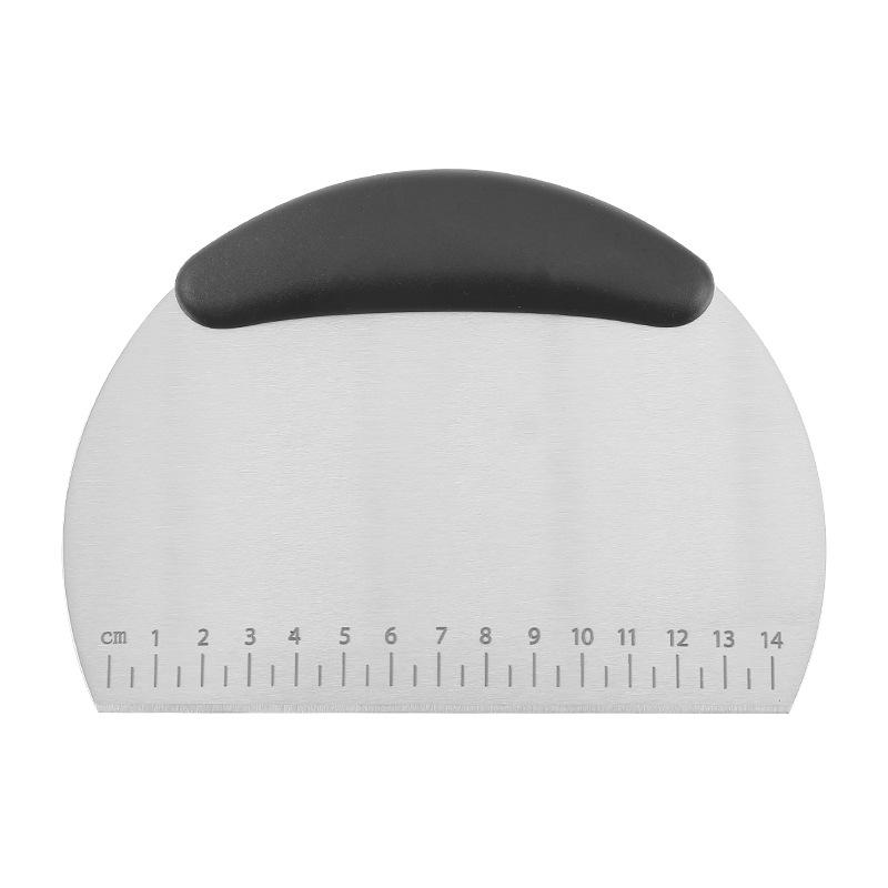Utensili da Cucina per Pasticceria Raschietto Mezzo Tondo Taglia Pasta Pane Acciaio Inossidabile Raschietto Utensili da Cucina Domestici Gadget