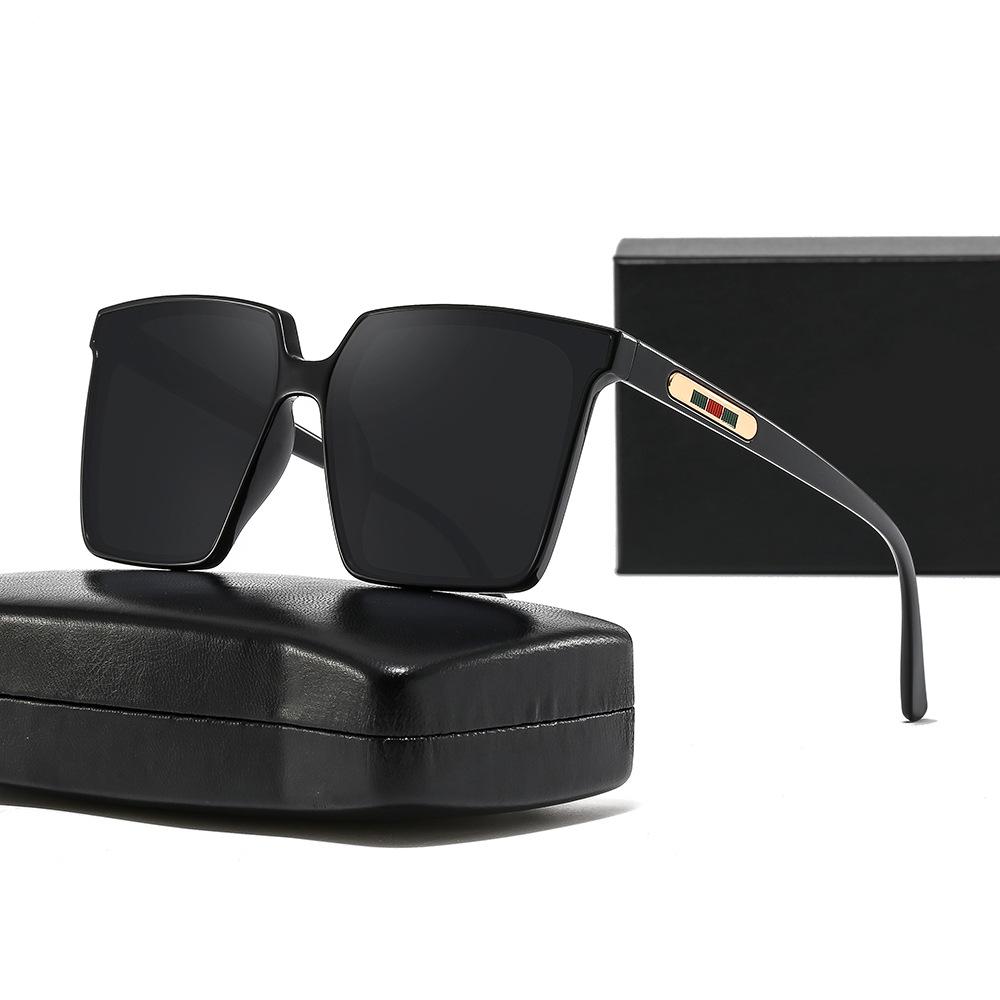 Trendy Large Frame Square Sunglasses - Korean Street Style for Women