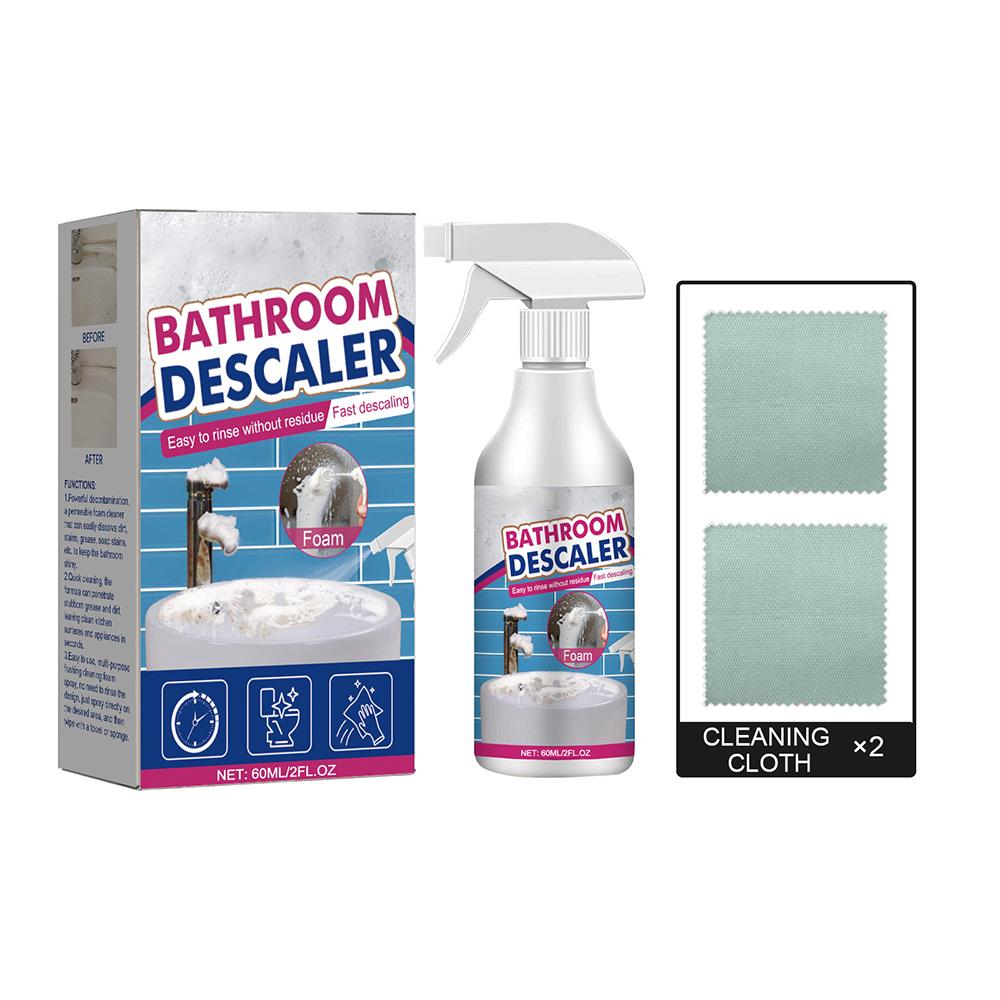 

60 мл Очиститель Mathroom Раковина из нержавеющей стали Дезактивация Комната Ванна Стекло Удаление накипи Удаление пятен Быстро 1pcs