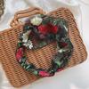Embroidered Mesh Wide Headband With Exquisite Floral Embroidery And Soft Breathable Fabric Perfect For Bridal Events Daily Wear