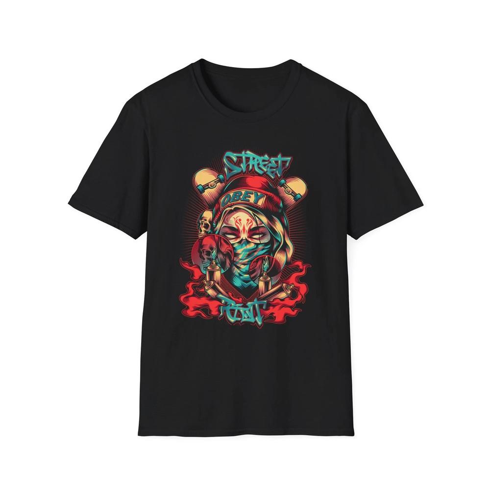 

Urban Street Art Graphic Tee Skate Culture Style Unisex Fashion Unisex T-Shirt XXL
