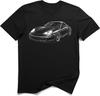 T-shirt Graphique Sportive Décapotable Classique à Moteur Arrière