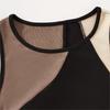 Y2K Women's Summer New Product Fashionable Personalized Splicing Color Contrasting Umbilical Tank Top
