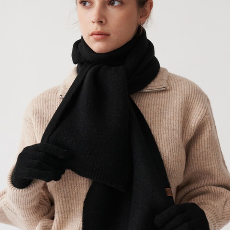 RECLOW CANDY Glove Muffler Set BLACK