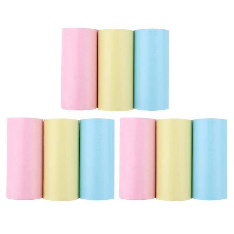 9Pcs 57x25mm Replacement Thermal Paper Kids Camera Thermal Printing Paper Rolls for Children Photography 1