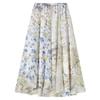 Bohemian Print Chiffon A-Line Skirt