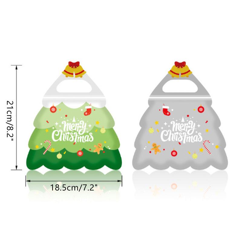 Christmas Gift Bags Santa Elk Snowflake Tote Bag Children'S Gift Bags Thickened Non-Woven Waterproof Bag Christmas Decoration