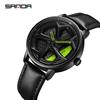 Sanda Meilleure Vente 1088 Montre pour Adolescent: Personnalisé, Cadran Rotatif 3D, Tendance, Quartz Étanche.