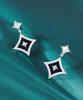 Lola Rose Starry Blue Sandstone Silver Women'S Daily Earrings