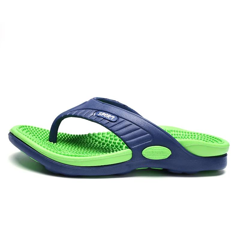 Men's Flip Flops Massage Granule Men Slippers Comfortable Beach Sandals Men Casual Shoes House Flip Flops Bathroom Shoes