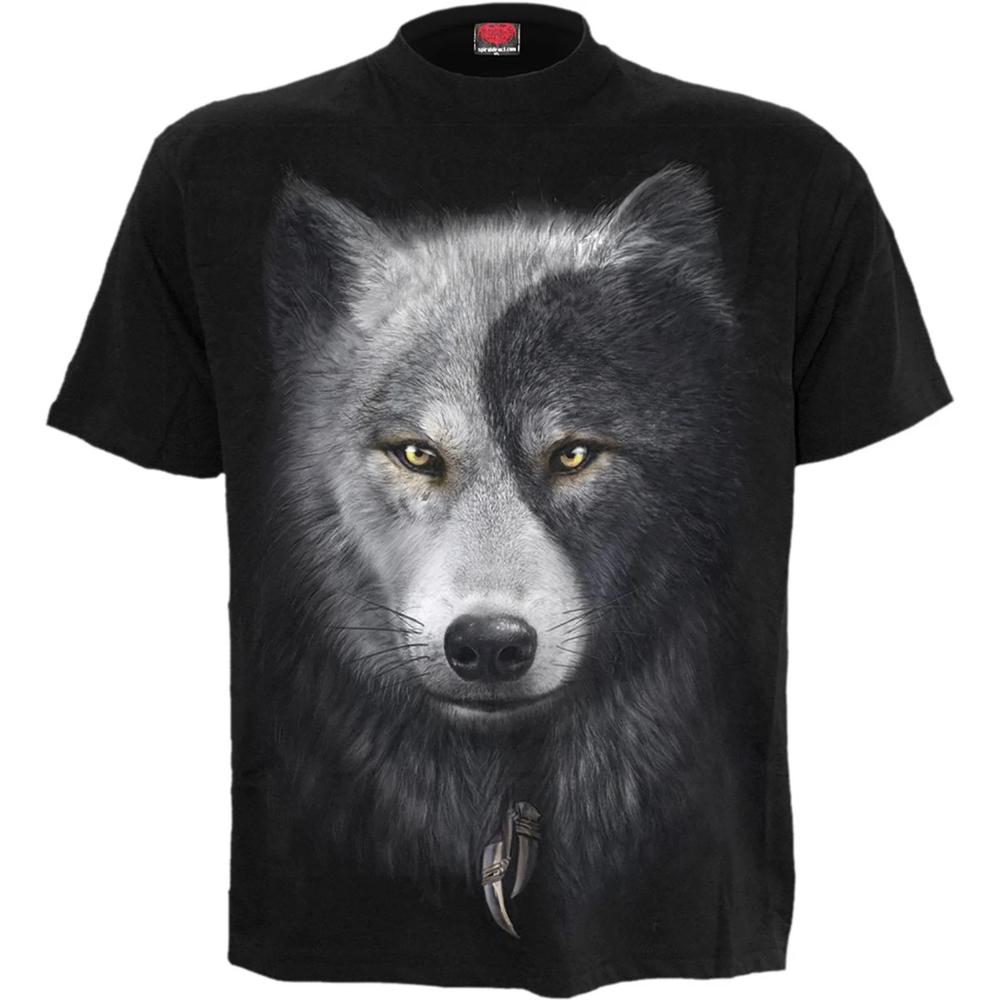 

Черная футболка унисекс Wolf Chi S