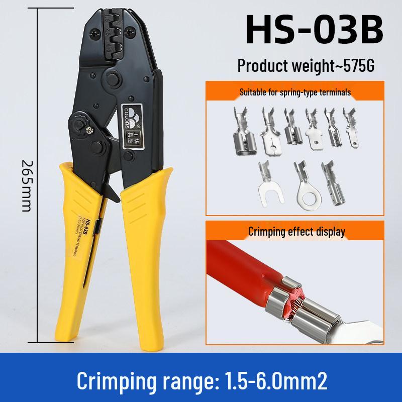 Fork Grounding Terminal 3.24-26.2MM Wire Ring U-shaped Copper Lug