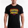 Super Friend TShirt Summer Casual Cotton Tee Oversized Streetwear Tops Vintage Graphic Print Loose Fit Short Sleeve