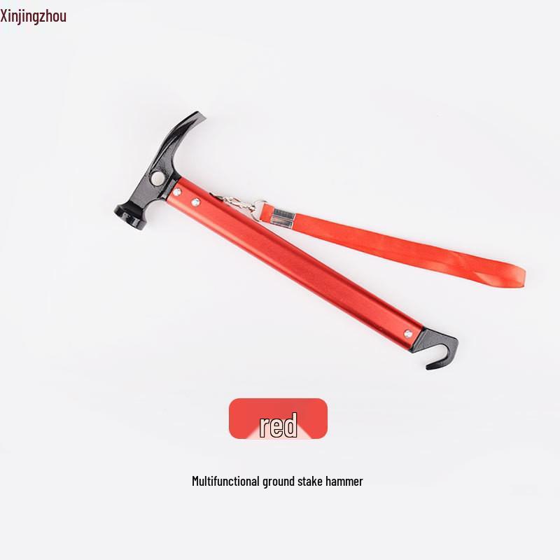 

Xin Jingzhou Multi-functional Stainless Steel Camping Tent Peg Hammer One Size
