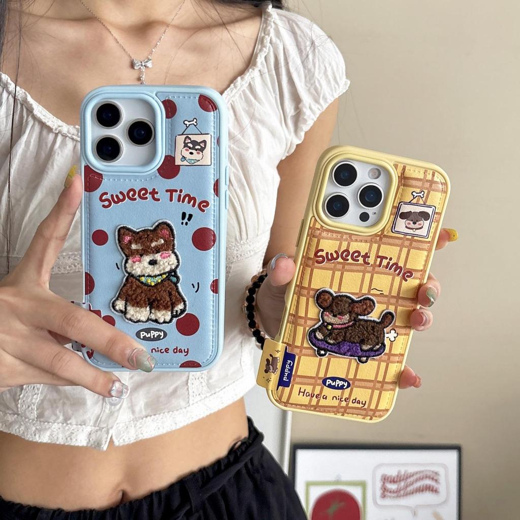 Skateboard Puppy Phone Case for iPhone 17 Pro Max, Apple 15/16, Huawei Mate 60/70/P80