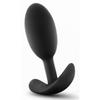 Plug Anal - HARNAIS - Vibra Slim Medium - 9cm Longueur - 4cm Largeur - Silicone Noir