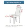 1/2/4PCS Stretch Jacquard Chair Covers Dining Room Elastic Slipcover for Chairs Spandex Case Restaurant Office Home Decoration