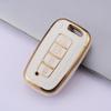 Kia & Beijing Hyundai Sonata 8 Gold-Edge 4-Button Key Case Cover
