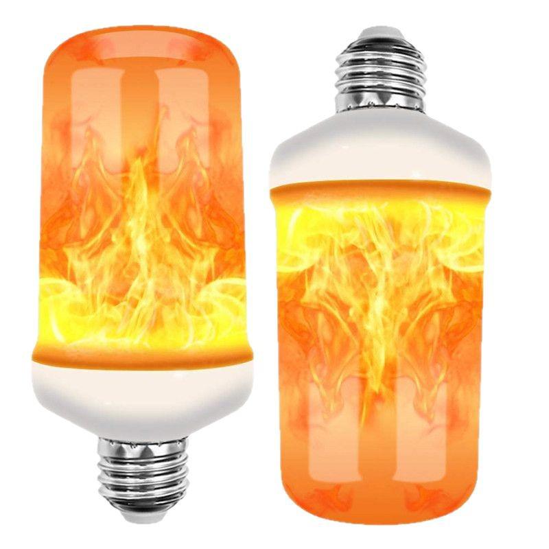 LED Flame Simulation Bulb with Gravity Sensor for Home and Bar Decor