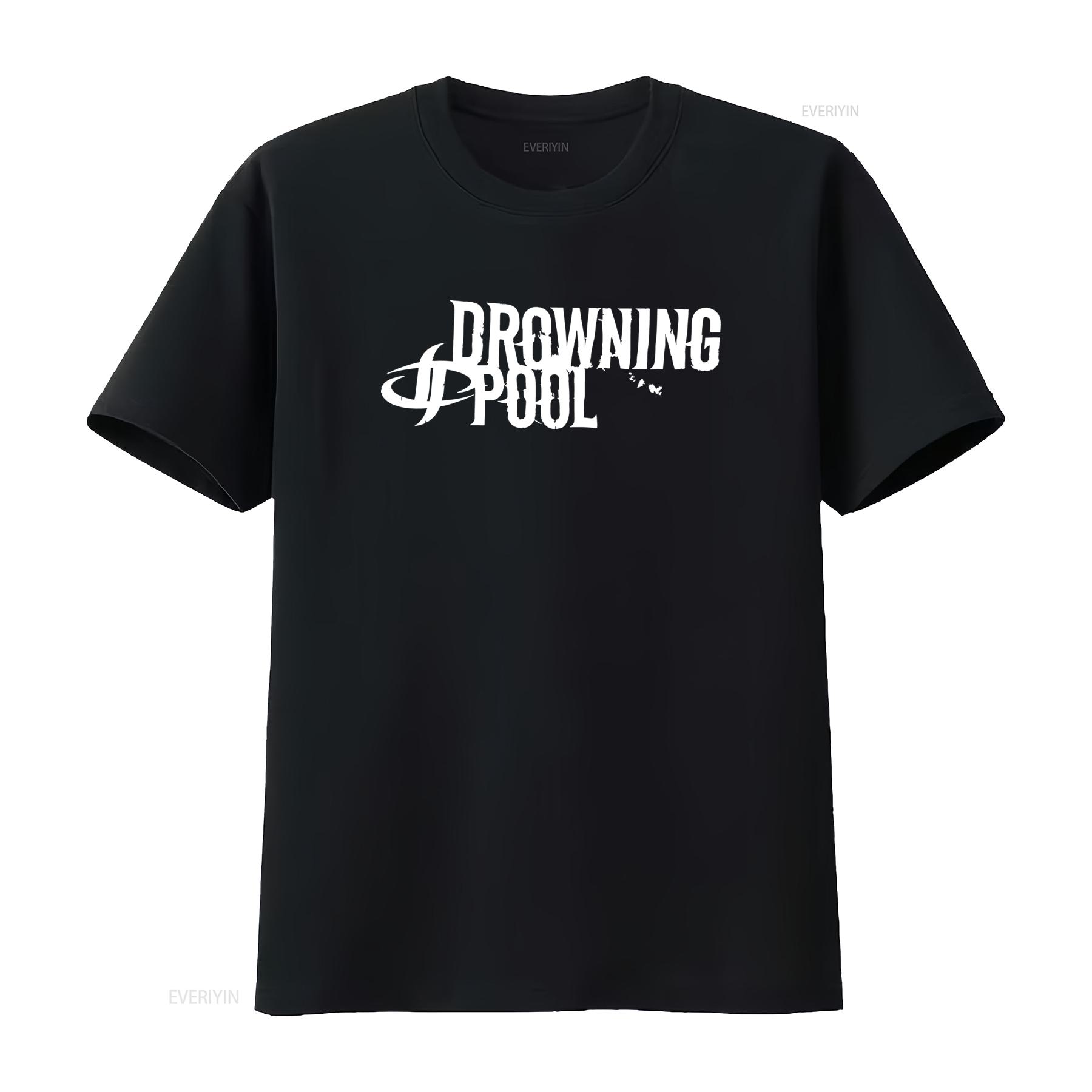 

DROWNING POOL Band Logo T Shirt for Men and Women Available in Sizes S XXL Black White vintage Washed Comfortable Soft 4XL