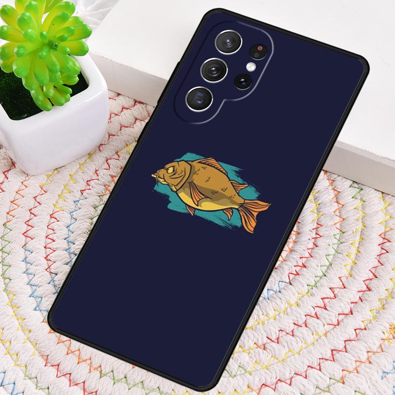 Fish Fishing Carp Phone Case for Samsung Galaxy Note 10 Pro S26 Ultra S23 S24 FE S25 S21 S22 PLUS Shockproof Cove