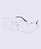 Alloaiweeo [Air Flex] Al6405 2020G Airflex Ultra-Light Semi-Oversized Round Transparent Clear Eyeglass Frame Blue Light Lens Selection