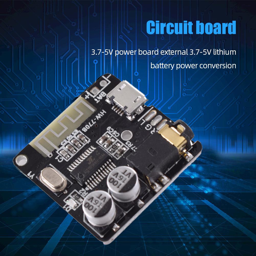 1-20PCS Bluetooth Audio Receiver Board Bluetooth 5.0 MP3 Lossless Decoder Board Wireless Stereo Music Module 3.7-5V XY-BT-Mini