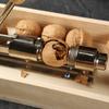 Kitchen Gadgets Manual Nut Cracker Stainless Steel Heavy Duty Walnut Shelling Machine With Storage Box Walnut Opener Children