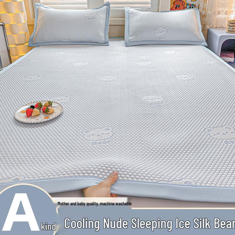 Ice Silk Cool Mat - Non-slip Bed Sheet for Summer