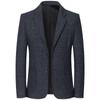 Spring Autumn Men's Plaid Blazers Smart Casual Formal Suits Jackets Coat Men Fashion Slim Fit Turn Down Collar Blazers Outerwear