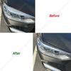 2pcs Headlight Eyelids Eyebrows Car Accessories Gloss Black/Carbon Look For BMW X4 X3 G01 G02 2018     + ABS