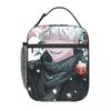Satoru Gojo Anime Sac à Lunch Isotherme Japonais pour Femmes Bureau Refroidisseur Boîte Thermique Alimentaire Sac Tote Boîtes à Lunch Portables Contenant
