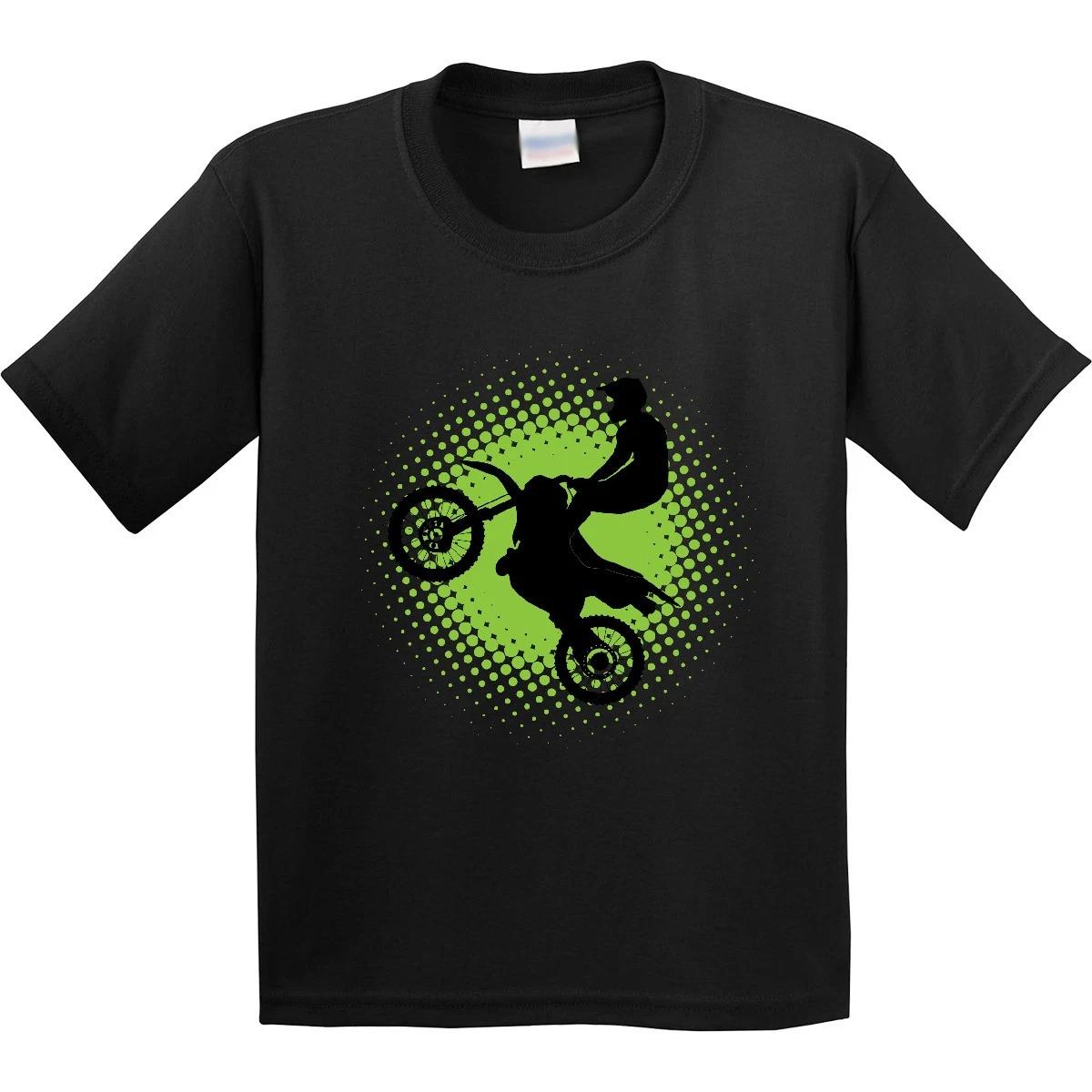 

Inktastic Motocross Rider Freestyle Sports Youth kids boys T-Shirt Racing Stunts Off-road 130