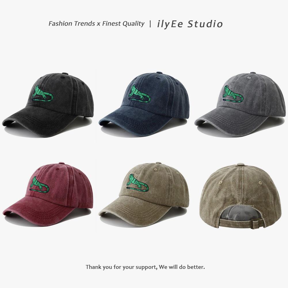 Four Seasons Retro Washed Embroidery Cotton Baseball Cap Men Women Vintage Adjustable Casual Dad Hat Hip Hop Streetwear Sun Hats