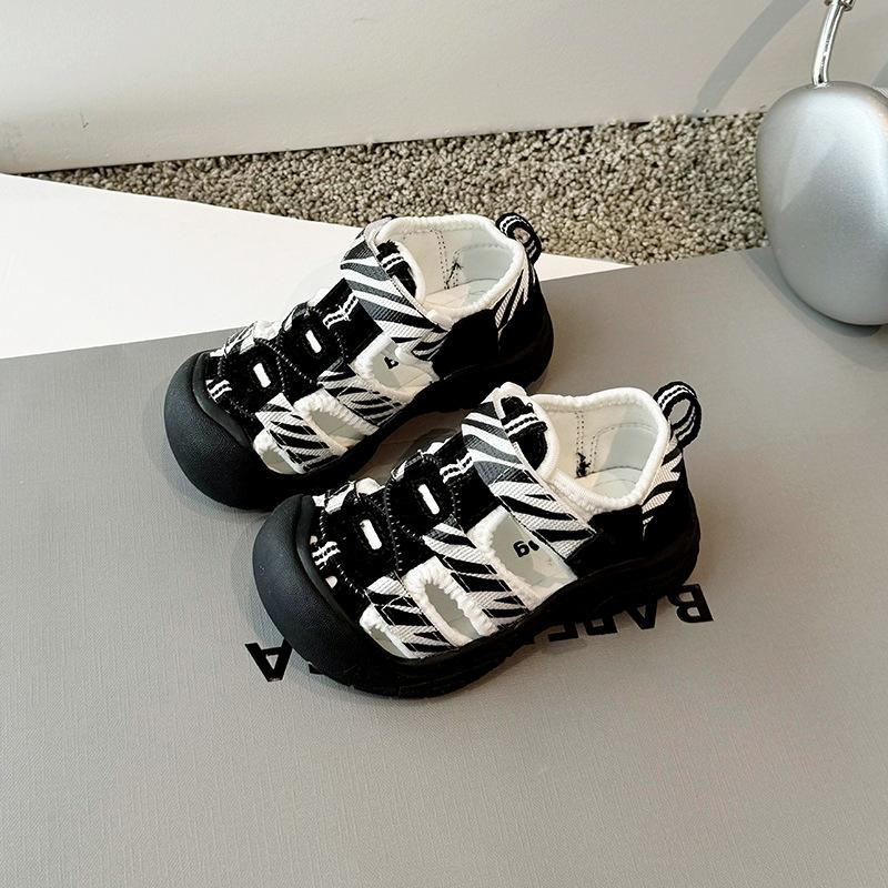 Kids Closed Toe Sandals Summer Boys Soft Sole Casual Shoes Girls Breathable Beach Shoes 21