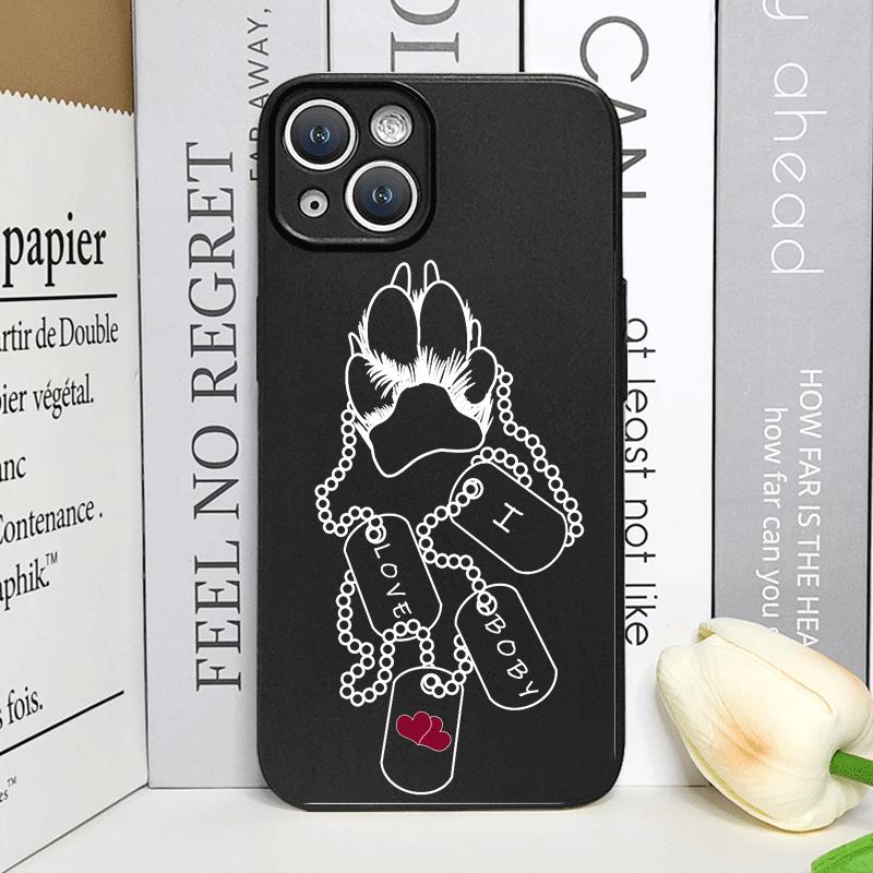 Funny Cartoon Pet Cute Dog Paw Print Phone Case for IPhone 16 15 13 11 12 14 Pro Max Mini XS MAX X XR 7 8 14 Plus SE2 Soft Cover