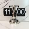 Page Turning Automatically Digital Auto Flip Clock Metal Desk Flipping Clock  Gift