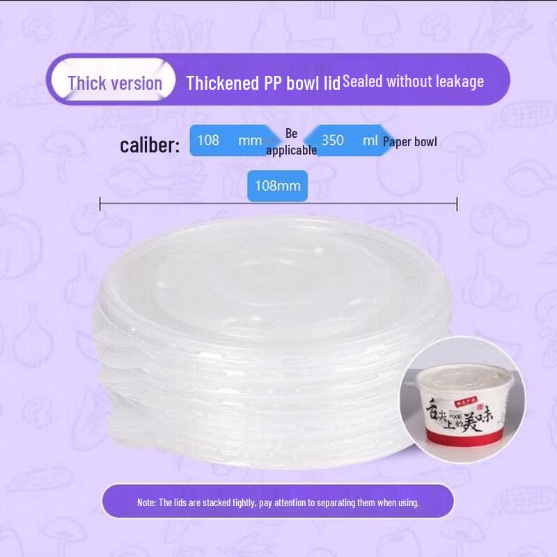 Eco-Friendly Disposable Meal Box with Lid
