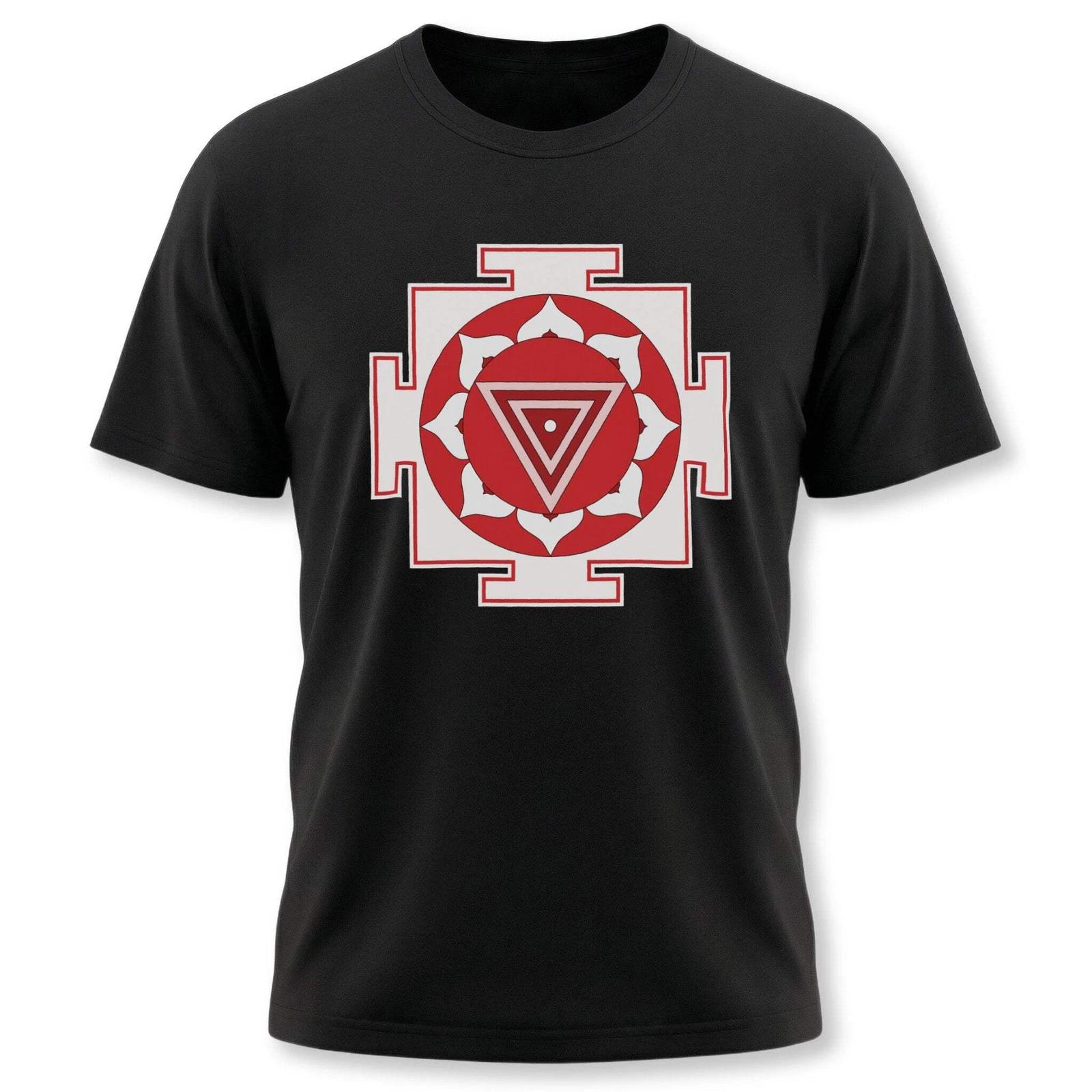 Kali Yantra T-Shirt | Hindu Goddess Kali Sacred Geometry Symbol Tee Shirt XXL