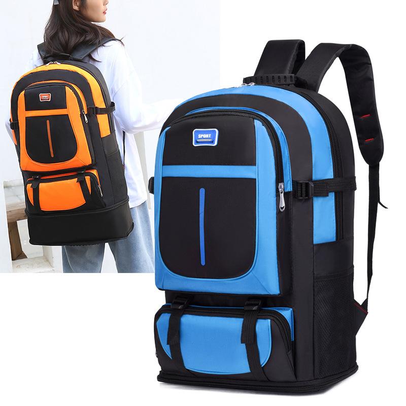 Large Capacity Backpack Men's Mountaineering Backpack Waterproof Travel Bag Lightweight Travel Backpack Women's Double-Shoulder Backpack